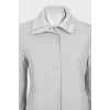 Straight jacket with a zipper