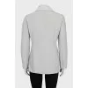 Straight jacket with a zipper