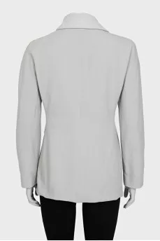 Straight jacket with a zipper