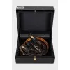 Men's leather belt with interchangeable buckles
