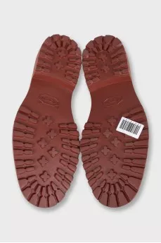 Men's gray suede shoes