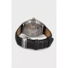Men's watch with embossed strap