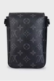 Men's black canvas bag