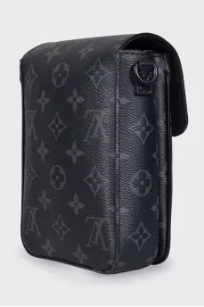 Men's black canvas bag