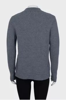 Gray wool jumper