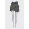 Green high-waisted skirt