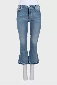 Джинси кльош з ефектом рваності