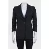 Black drapery jacket