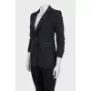 Black drapery jacket