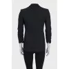 Black drapery jacket