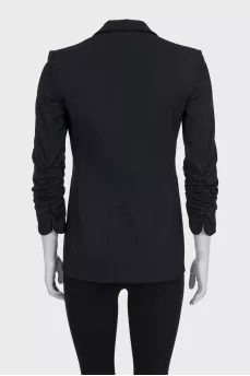 Black drapery jacket