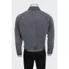 Men's gray denim jacket