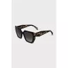 Sunglasses with speckled print frames