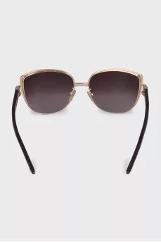 Purple printed sunglasses