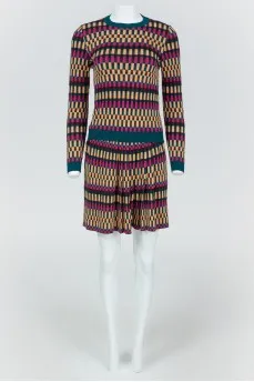 Set skirt + jacket multi-colored