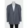 Men's striped wool jacket