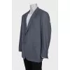 Men's striped wool jacket