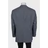 Men's striped wool jacket