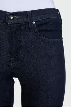 Mid-rise cropped skinny jeans