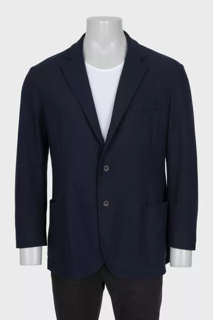 Men's silk and cashmere jacket