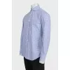 Men's fitted printed shirt