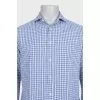 Men's straight-cut button-down shirt