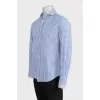 Men's straight-cut button-down shirt