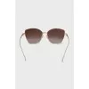 Gradient sunglasses with thin frames