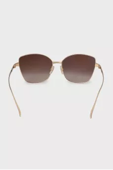 Gradient sunglasses with thin frames