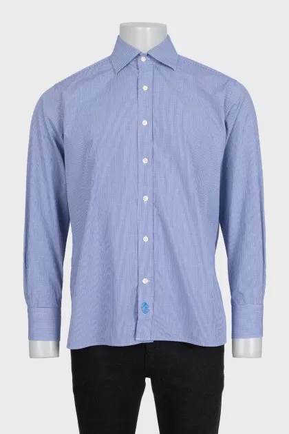 Men's checkered shirt