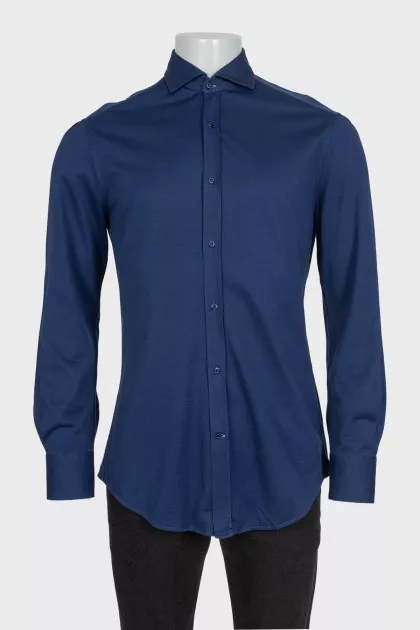 Men's blue shirt