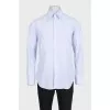 Men's striped button-down shirt