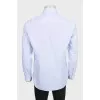 Men's striped button-down shirt
