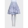 Full skirt with frills