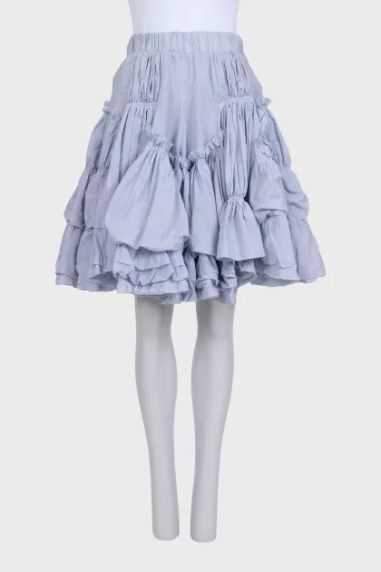 Full skirt with frills