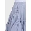 Full skirt with frills