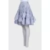 Full skirt with frills