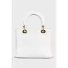 Стеганая сумка Lady Dior из кожи