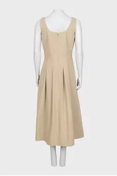 Beige maxi dress with tag