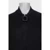 Men's black wool jacket with tag
