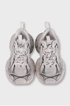 Gray textile sneakers 3XL