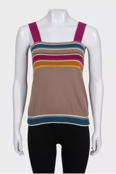 Top with wide straps