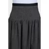Full wool skirt with a zipper