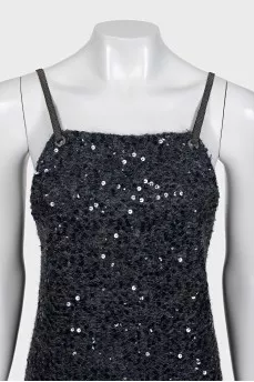 Sequined strappy dress