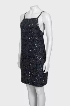 Sequined strappy dress
