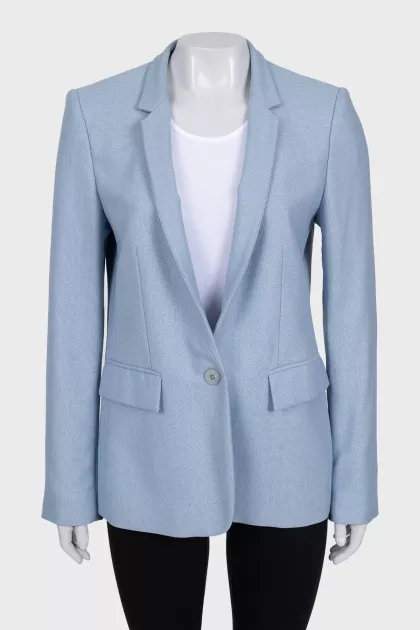 Light blue wool jacket