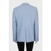 Light blue wool jacket