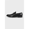 Men's loafers with two-tone branded insert