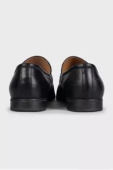 Men's loafers with two-tone branded insert