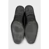 Men's loafers with two-tone branded insert